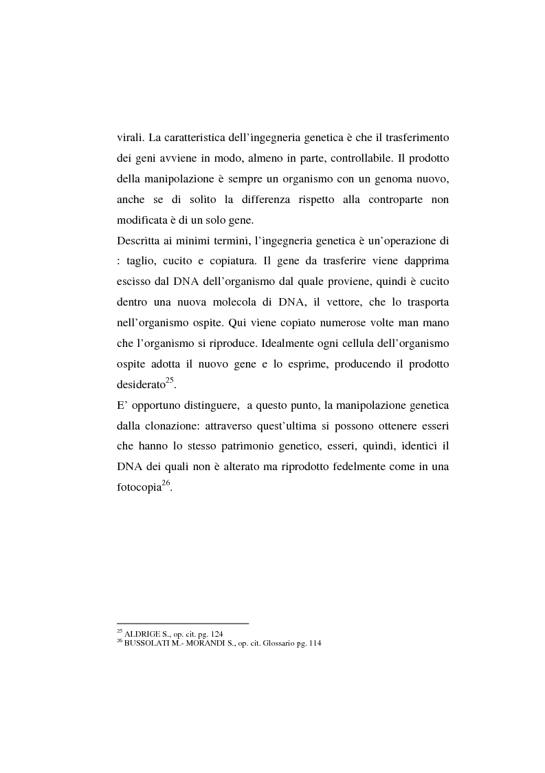 Anteprima della tesi: L'agricoltura geneticamente modificata dall'erosione della biodiversità ai problemi di una biopolitica globale, Pagina 13