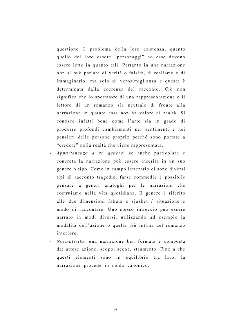 Anteprima della tesi: Incredibile ma.... narrazione con materiale biografico di storie ''particolari'' di vita quotidiana, Pagina 15