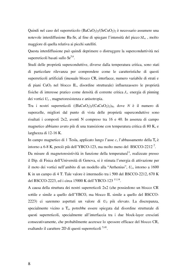 Anteprima della tesi: Misure di trasporto in superreticoli superconduttori BaCuO2/CaCuO2 cresciuti mediante fotodeposizione laser, Pagina 11