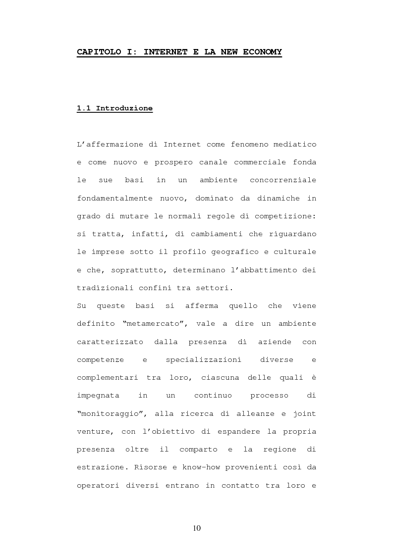 Anteprima della tesi: Economia e diritto dell'e-commerce, Pagina 5