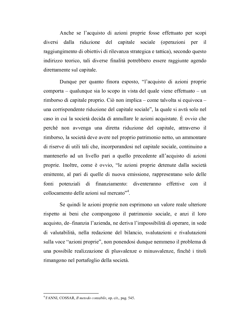 Anteprima della tesi: Acquisto e possesso di azioni proprie e della controllante: motivazioni e riflessi sul bilancio d'esercizio e consolidato, Pagina 3