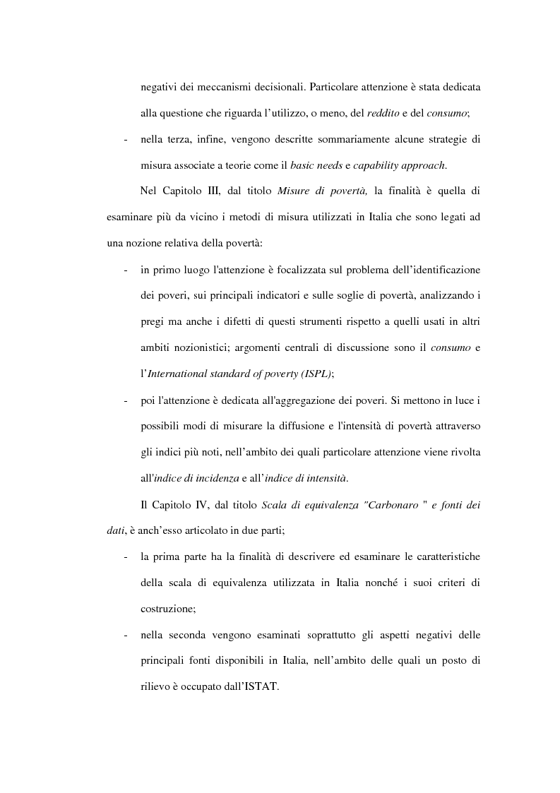 Anteprima della tesi: Povertà: aspetti definitori, misure e principali indagini con particolare riferimento al contesto italiano, Pagina 4