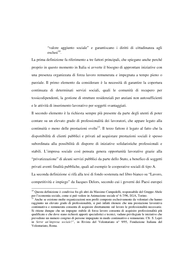 Anteprima della tesi: Il finanziamento del settore non profit: la prospettiva della banca etica, Pagina 9