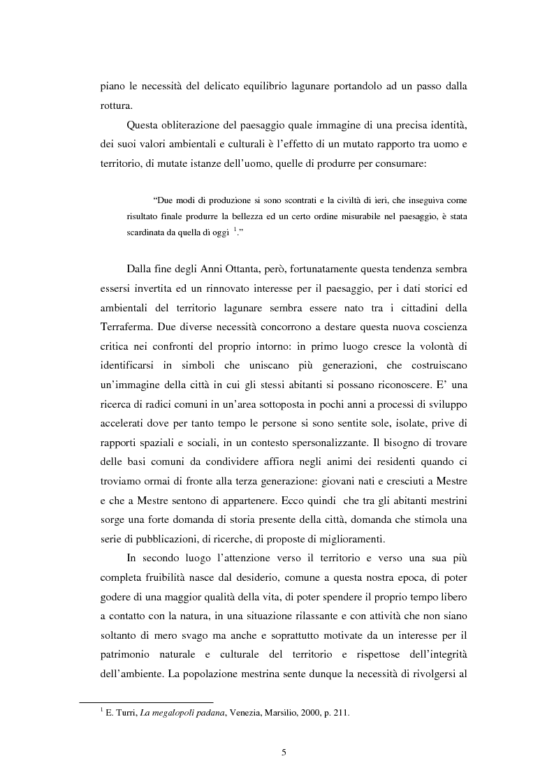 Anteprima della tesi: L'altra Venezia: il Parco di San Giuliano e il rinnovo territoriale, Pagina 3