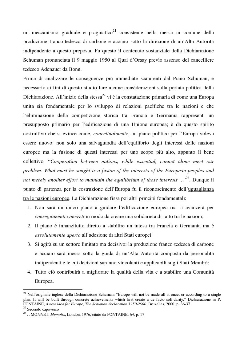 Anteprima della tesi: Sicurezza 'interna ed esterna' nello sviluppo dell'Unione Politica Europea, Pagina 11