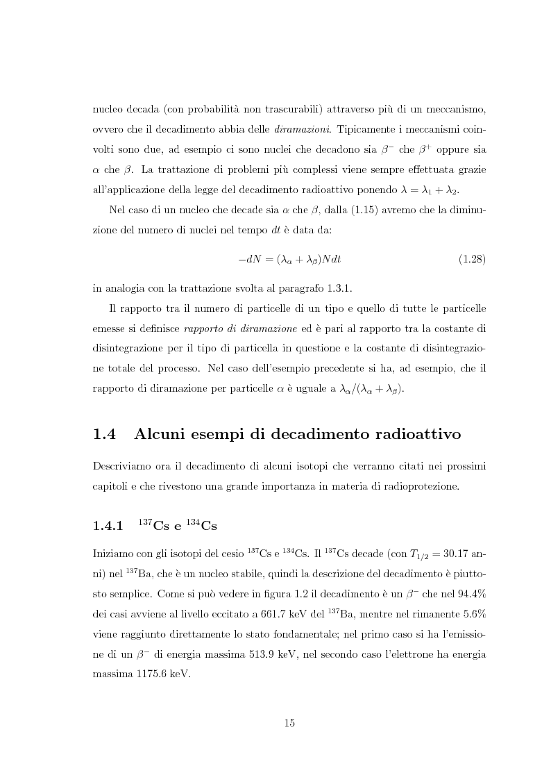Anteprima della tesi: Il radiocesio nei boschi della regione FVG: la situazione attuale ed il confronto con il passato, Pagina 15
