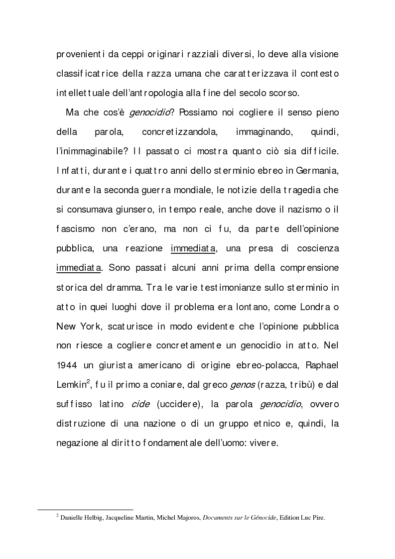 Anteprima della tesi: Rwanda (Paese dalle mille Colline). I ricorsi di una ''distrazione'', Pagina 6