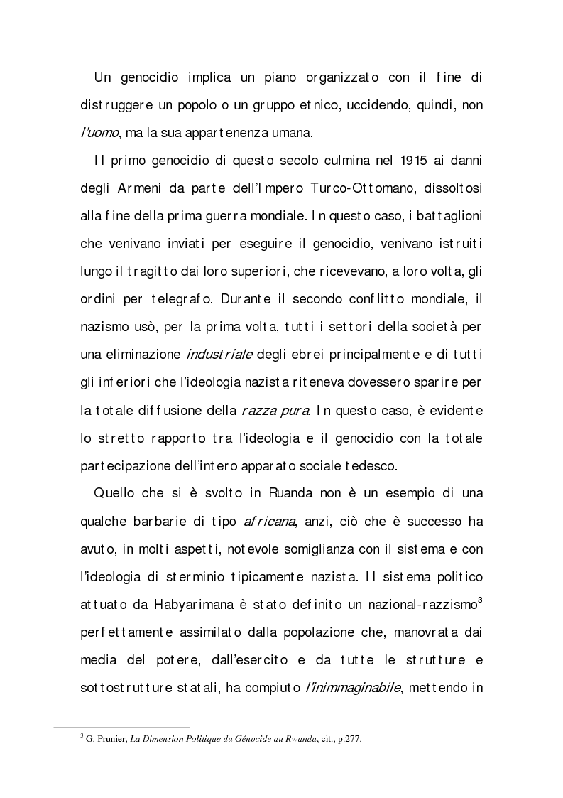 Anteprima della tesi: Rwanda (Paese dalle mille Colline). I ricorsi di una ''distrazione'', Pagina 7