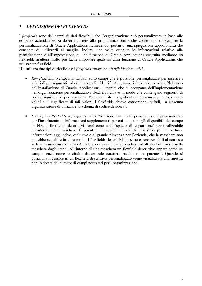 Anteprima della tesi: La gestione delle risorse umane e i sistemi Erp: il caso Oracle Hr, Pagina 2
