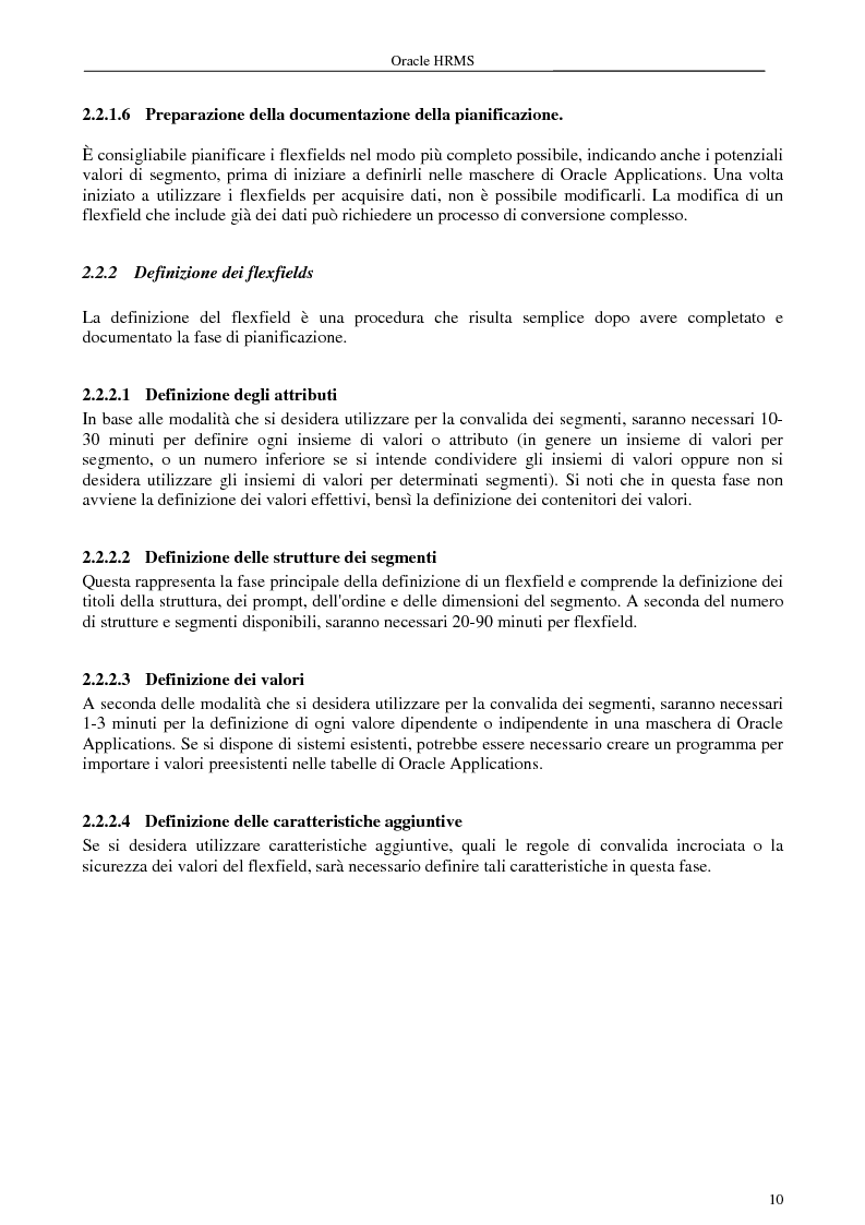 Anteprima della tesi: La gestione delle risorse umane e i sistemi Erp: il caso Oracle Hr, Pagina 5