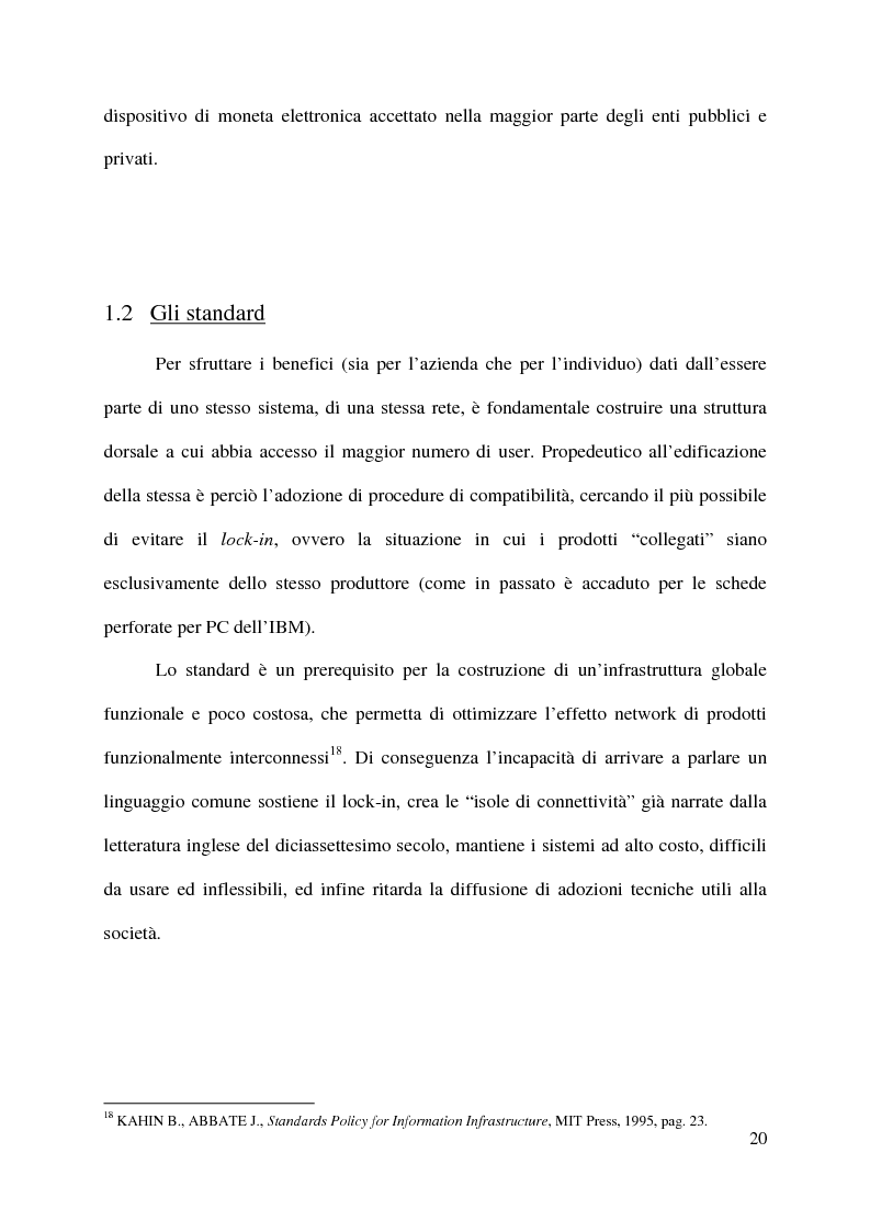 Anteprima della tesi: L'innovazione nei sistemi di pagamento: il caso della moneta elettronica, Pagina 15