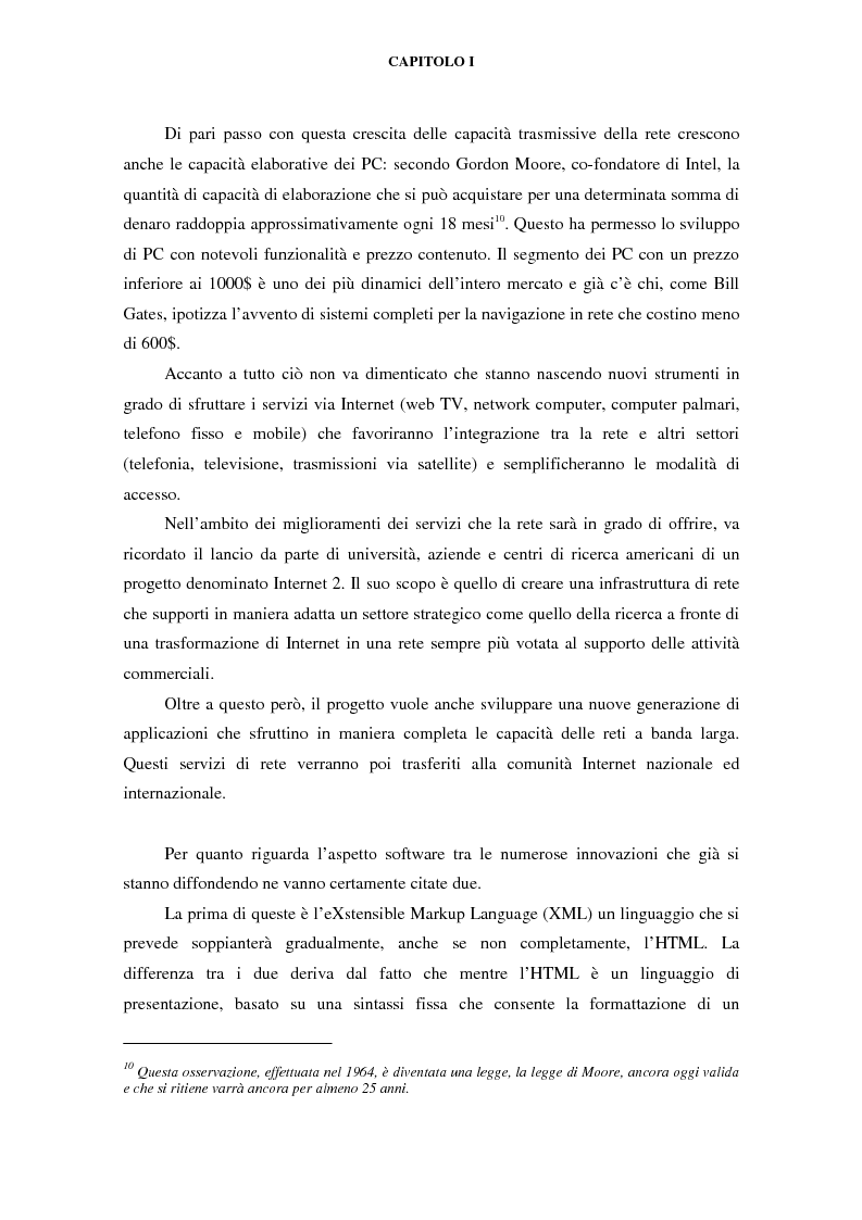 Anteprima della tesi: Gli effetti di Internet sul settore alberghiero italiano, Pagina 11