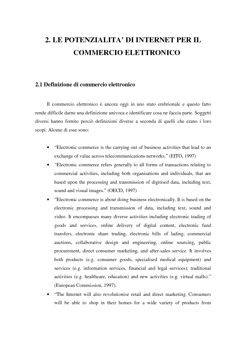 Anteprima della tesi: Gli effetti di Internet sul settore alberghiero italiano, Pagina 13