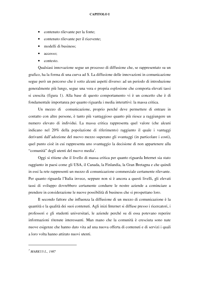 Anteprima della tesi: Gli effetti di Internet sul settore alberghiero italiano, Pagina 7