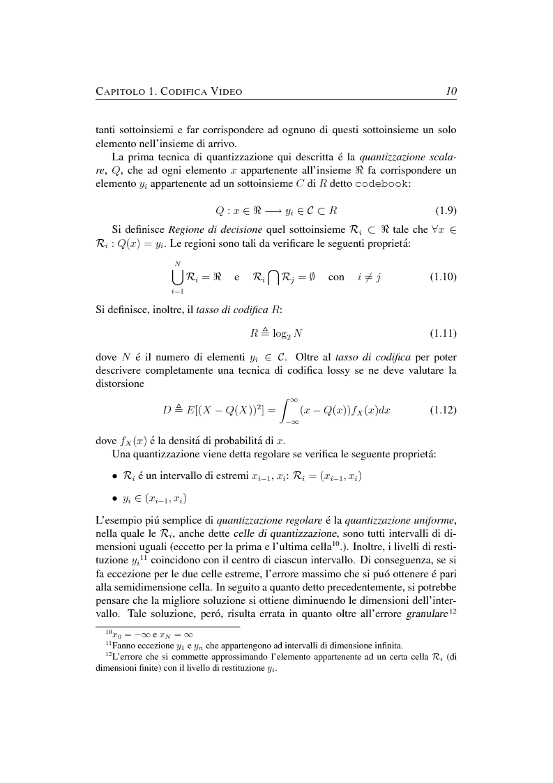 Anteprima della tesi: Compressione object-based del segnale video mediante trasformata Wavelet, Pagina 10