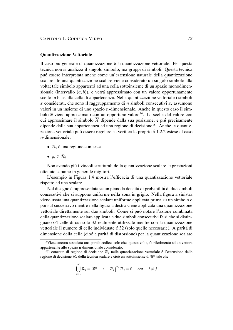 Anteprima della tesi: Compressione object-based del segnale video mediante trasformata Wavelet, Pagina 12