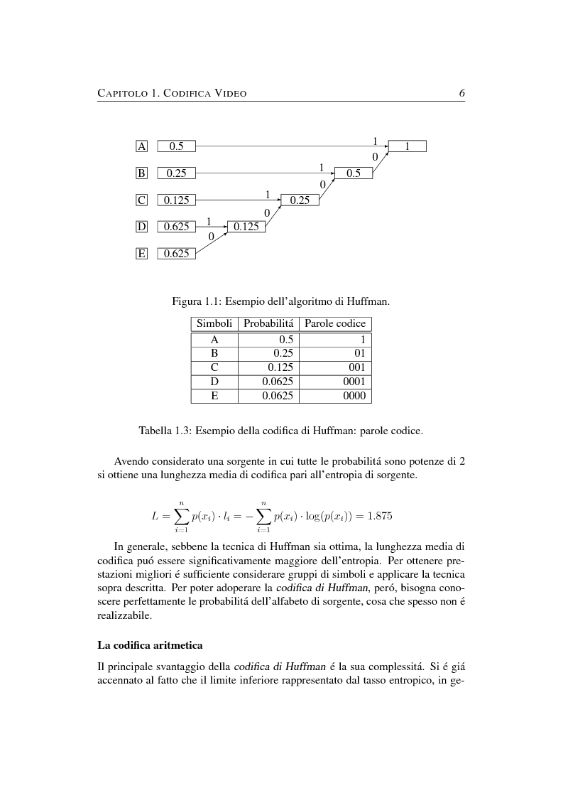 Anteprima della tesi: Compressione object-based del segnale video mediante trasformata Wavelet, Pagina 6