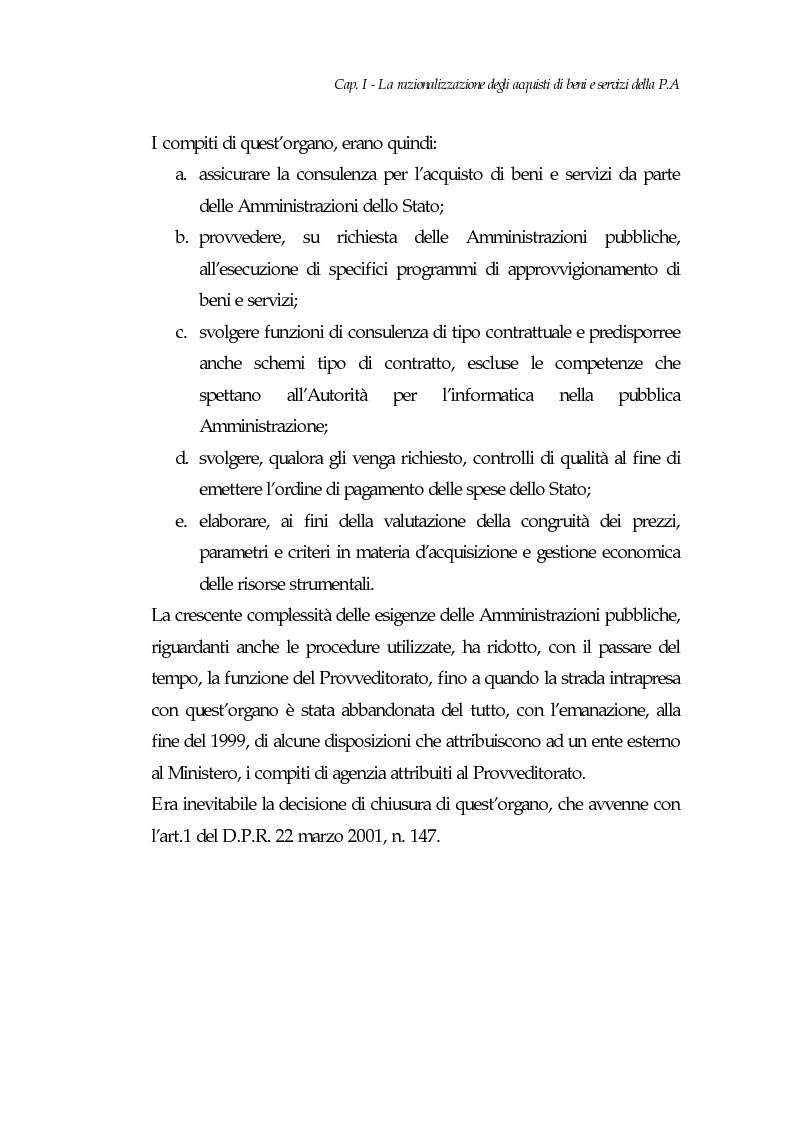 Anteprima della tesi: E-procurement per beni e servizi nella pubblica amministrazione: un'analisi di fattibilità nel settore sanitario, Pagina 10