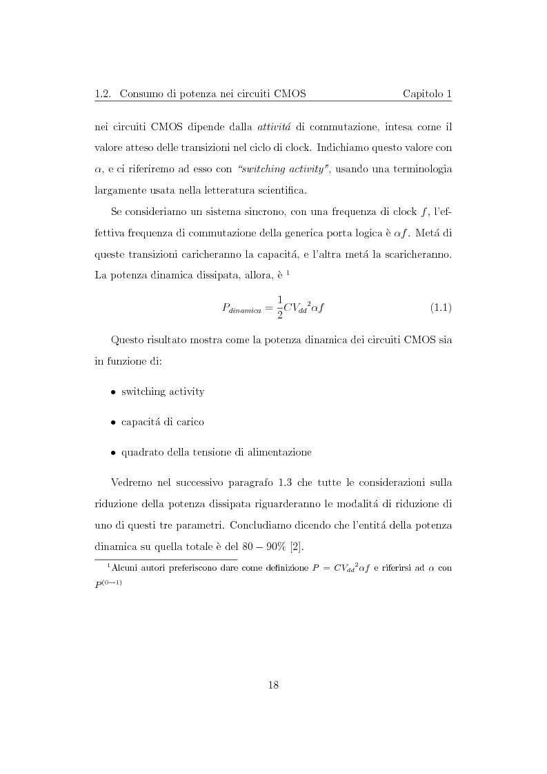 Anteprima della tesi: Progettazione di un moltiplicatore binario veloce a basso consumo di potenza, Pagina 9