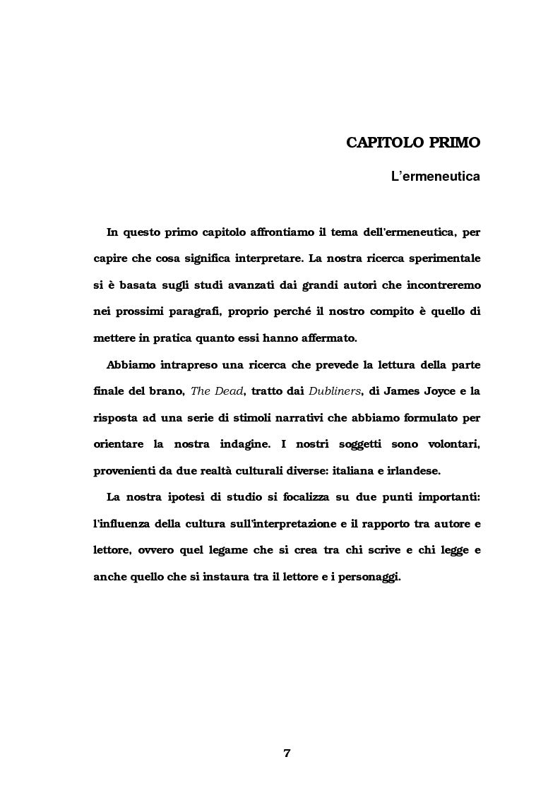Anteprima della tesi: Autore e lettore a confronto: la doppia interpretazione, Pagina 4
