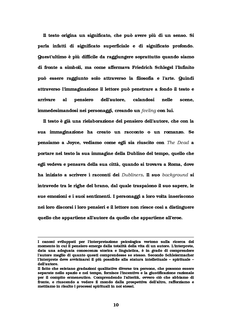 Anteprima della tesi: Autore e lettore a confronto: la doppia interpretazione, Pagina 7