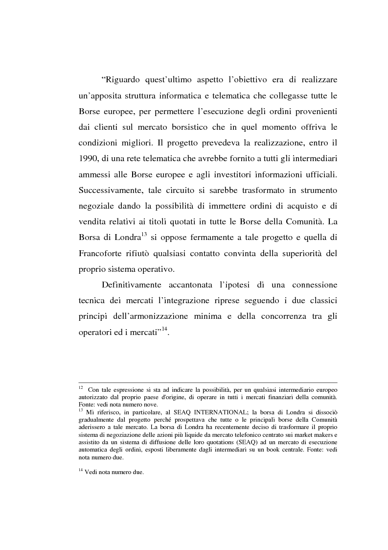 Anteprima della tesi: L'evoluzione della Borsa Italiana S.p.A., Pagina 11