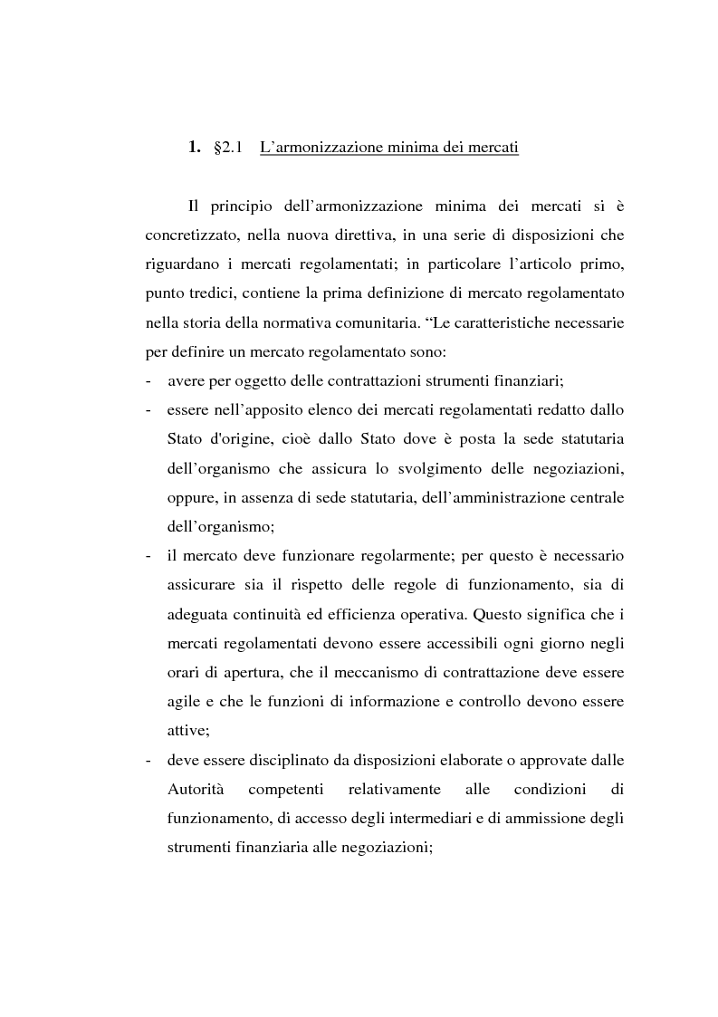 Anteprima della tesi: L'evoluzione della Borsa Italiana S.p.A., Pagina 14