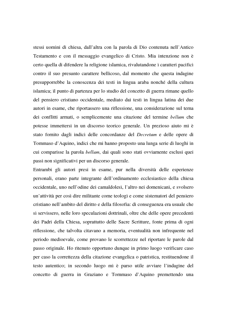 Anteprima della tesi: Il concetto di guerra in Graziano e Tommaso d'Aquino, Pagina 3
