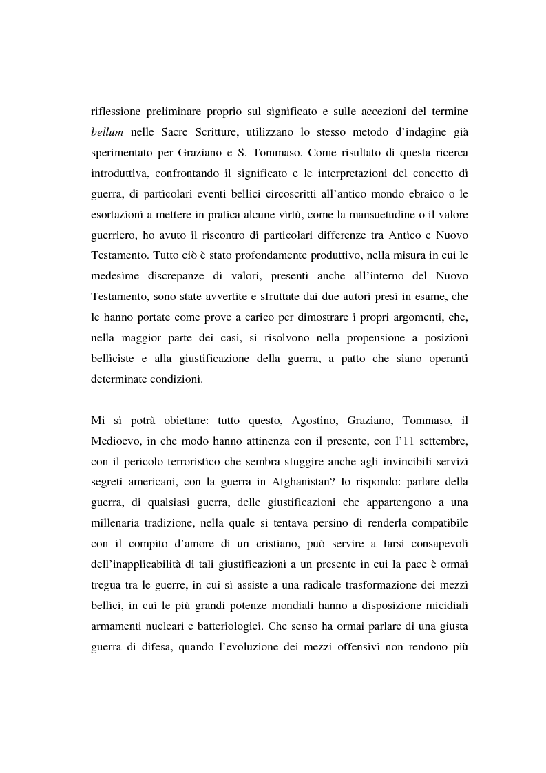 Anteprima della tesi: Il concetto di guerra in Graziano e Tommaso d'Aquino, Pagina 4