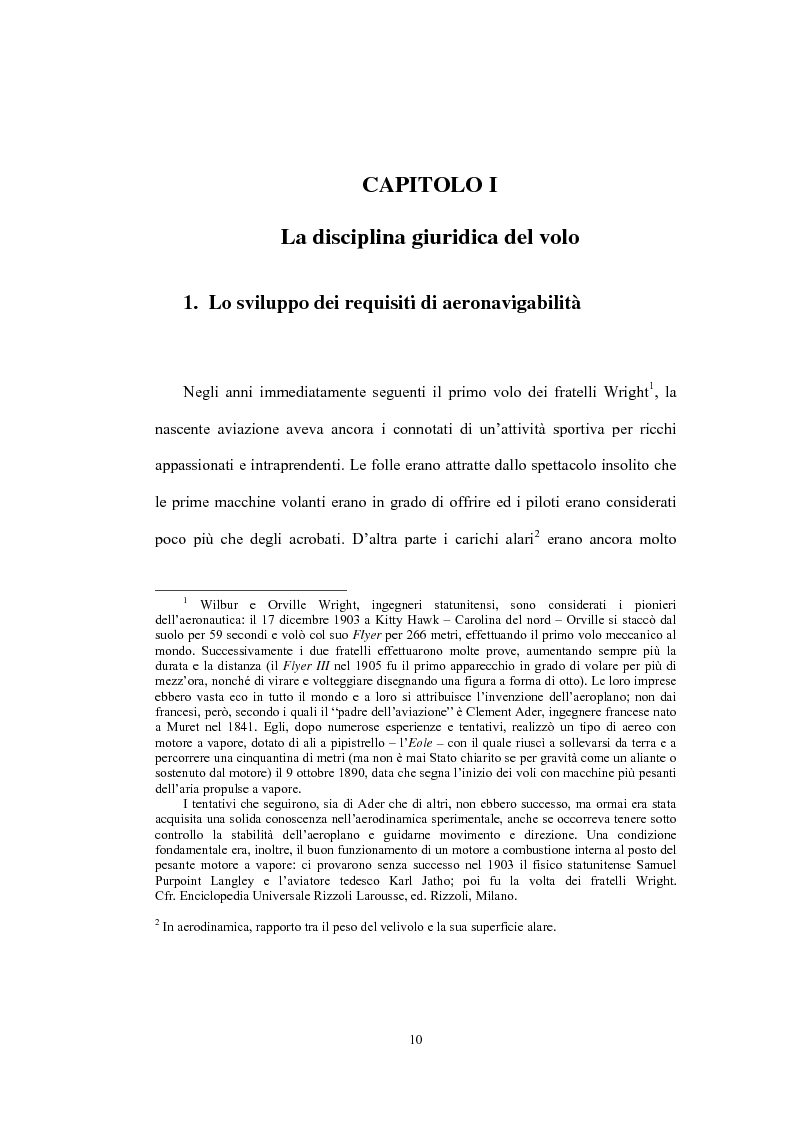 Anteprima della tesi: La sicurezza della navigazione aerea, Pagina 7