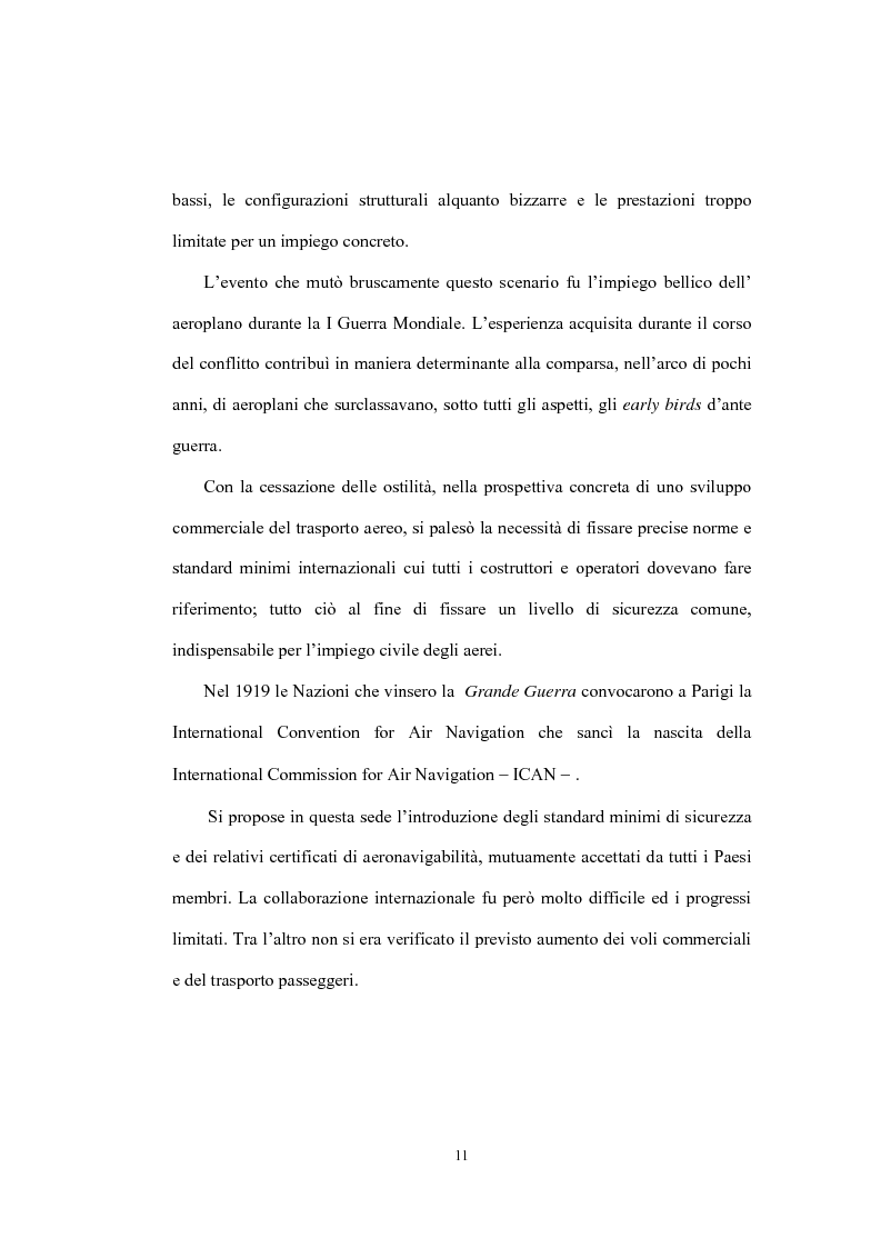 Anteprima della tesi: La sicurezza della navigazione aerea, Pagina 8