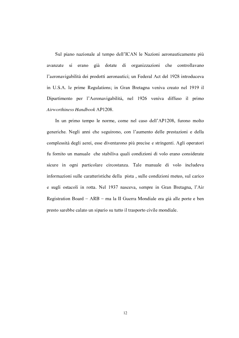 Anteprima della tesi: La sicurezza della navigazione aerea, Pagina 9