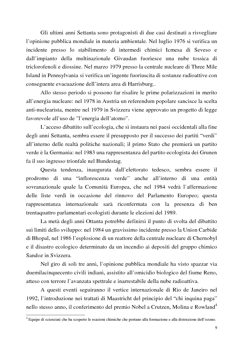 Anteprima della tesi: I disastri ambientali sui media: il caso delle petroliere (1976-2001), Pagina 6