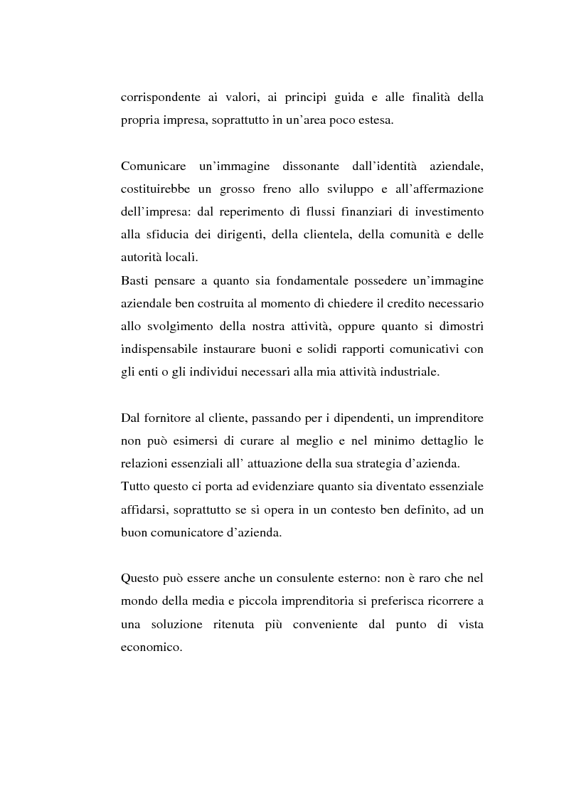 Anteprima della tesi: Alla ricerca di visibilità: la comunicazione delle piccole imprese, Pagina 2