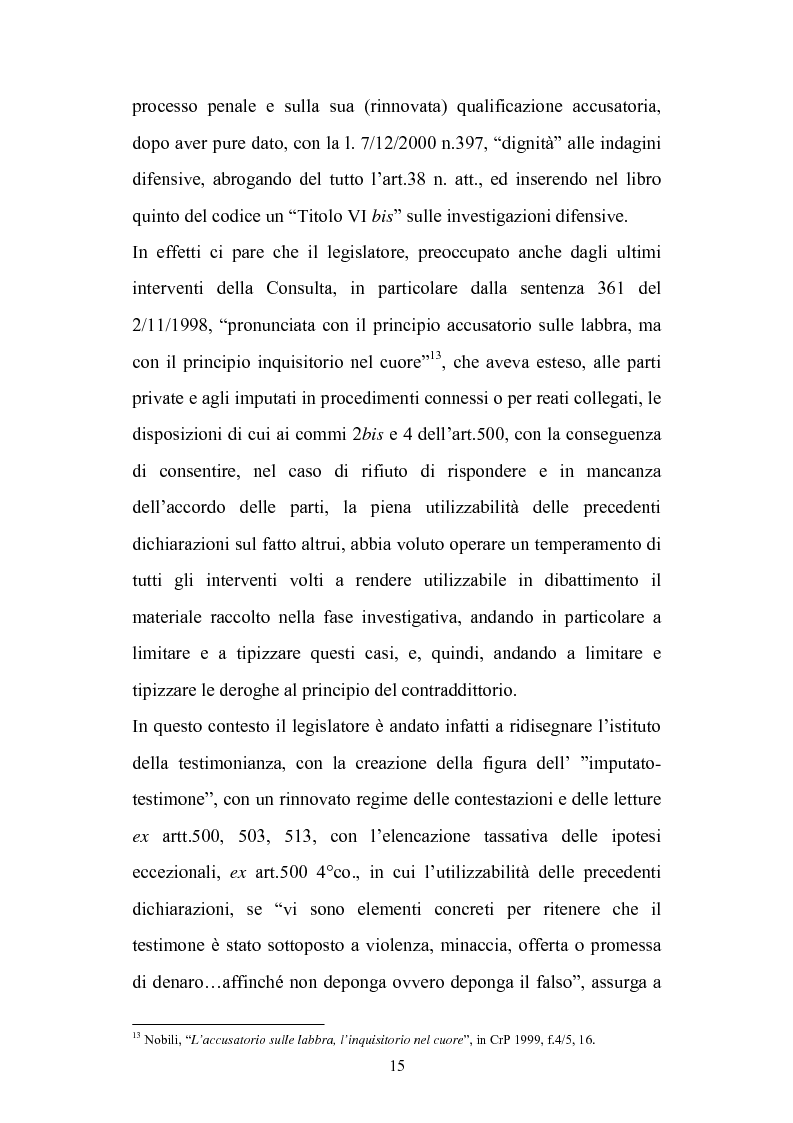 Anteprima della tesi: La chiusura delle indagini preliminari, Pagina 13