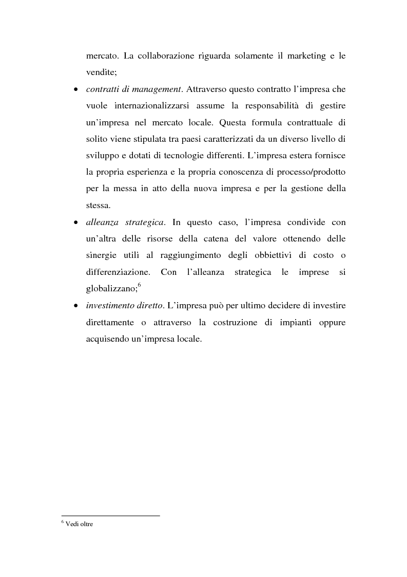 Anteprima della tesi: Globalizzazione e strategie competitive: il caso Fiat auto, Pagina 3