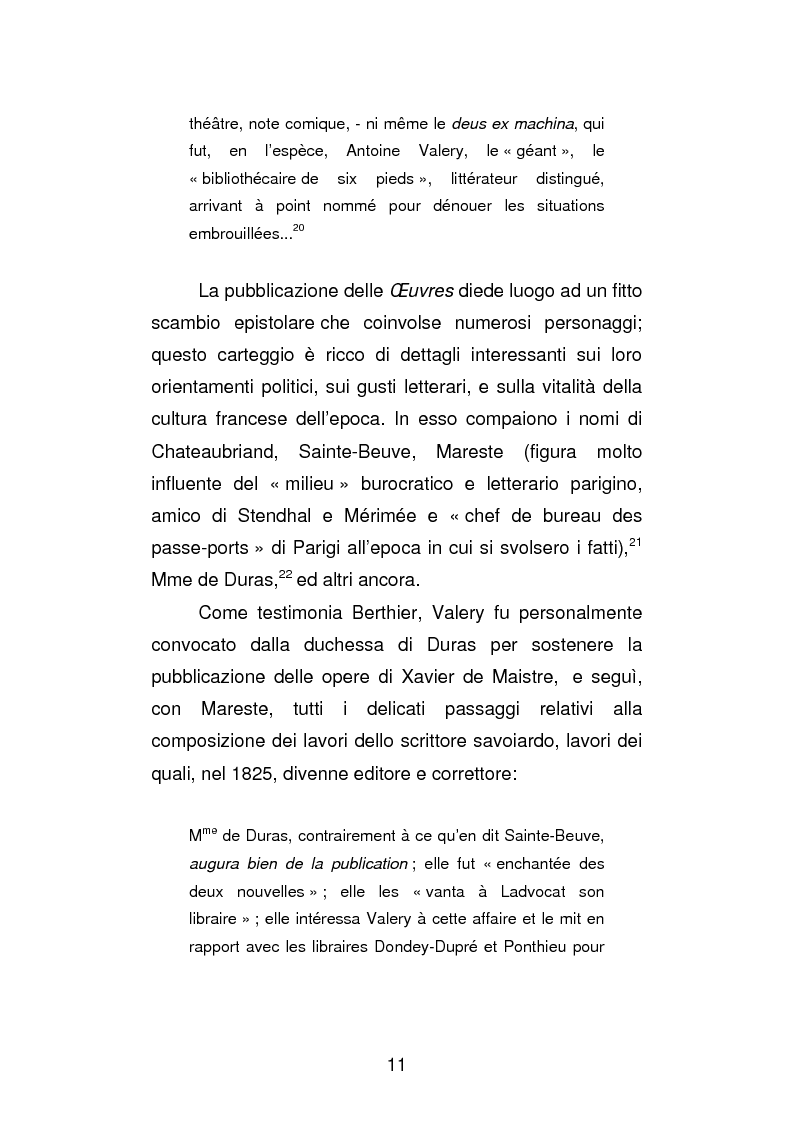 Anteprima della tesi: La versione interfoliata dei ''Voyages historiques, litteraries et artistiques en Italie'' di Antoine-Claude Pasquin Valery, Pagina 14