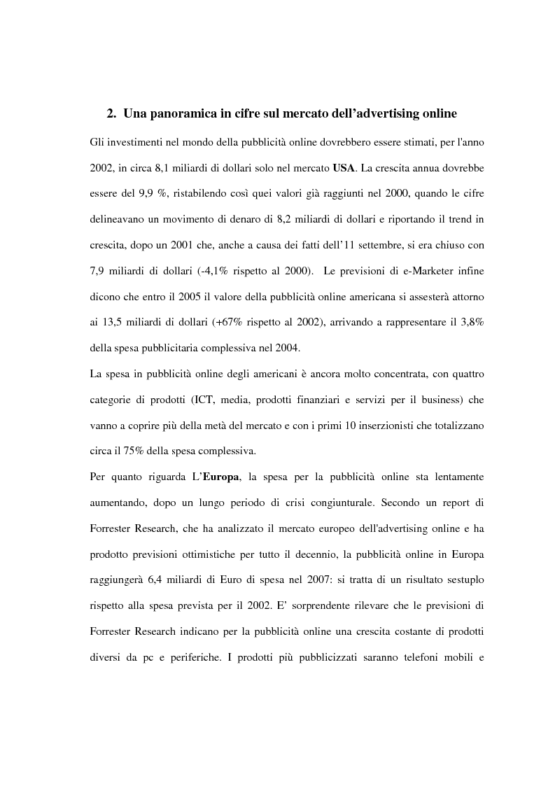 Anteprima della tesi: Il banner, uno strumento di comunicazione online tra presente e futuro, Pagina 2