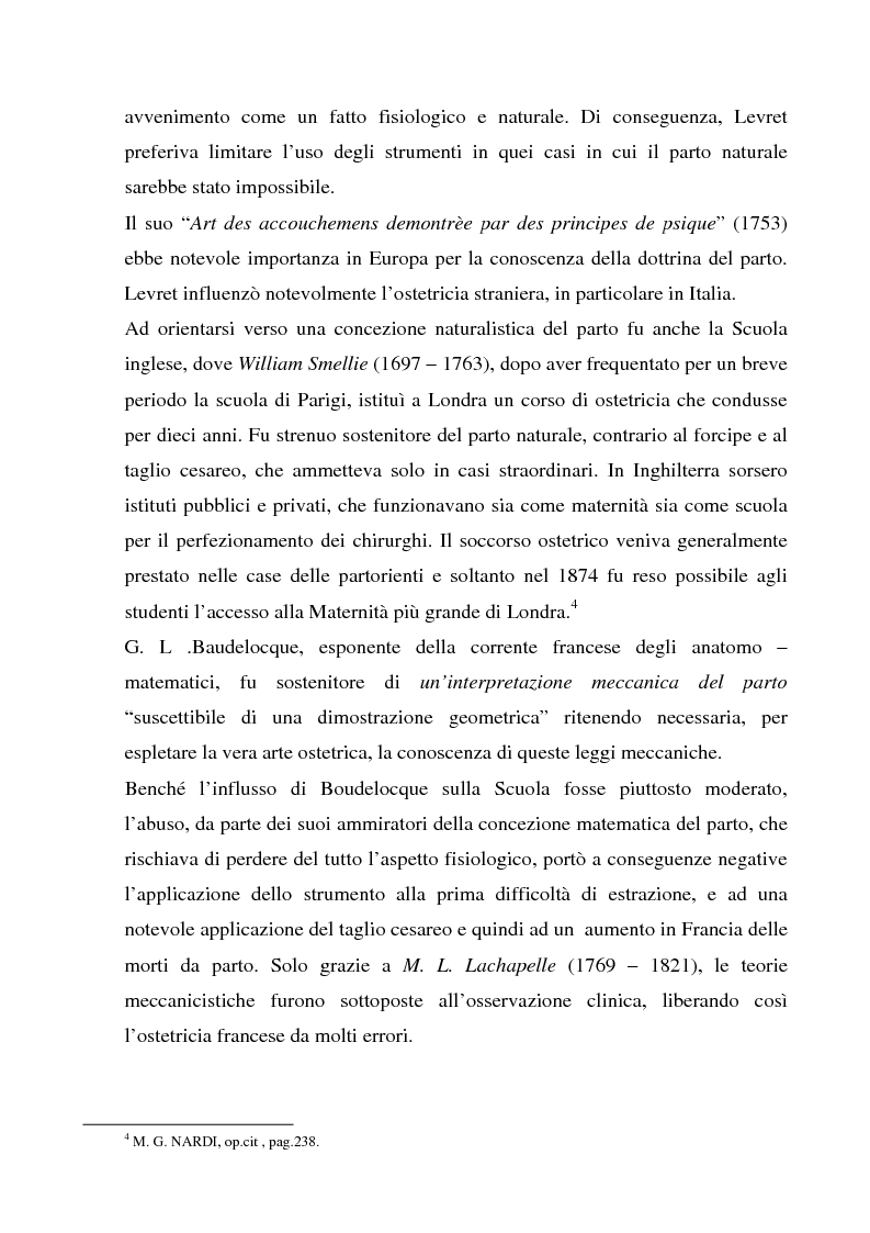 Anteprima della tesi: La formazione dell'ostetrica tra passato e presente. Dall'empirismo alla strutturazione di un curriculum - Il caso di Firenze, Pagina 10