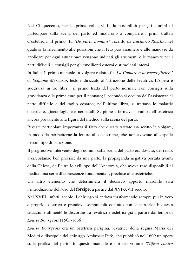 Anteprima della tesi: La formazione dell'ostetrica tra passato e presente. Dall'empirismo alla strutturazione di un curriculum - Il caso di Firenze, Pagina 6