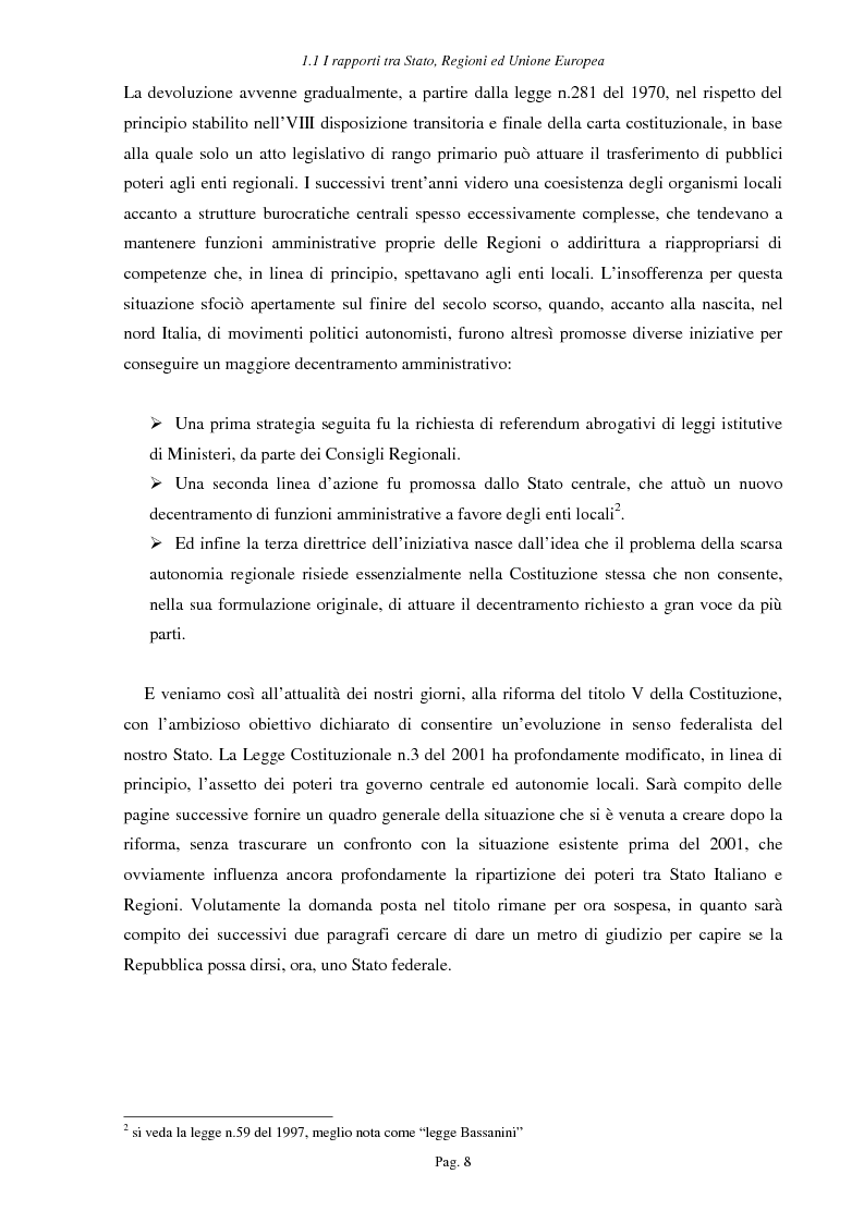 Anteprima della tesi: Ipotesi per uno sviluppo sostenibile: l'agriturismo, Pagina 5