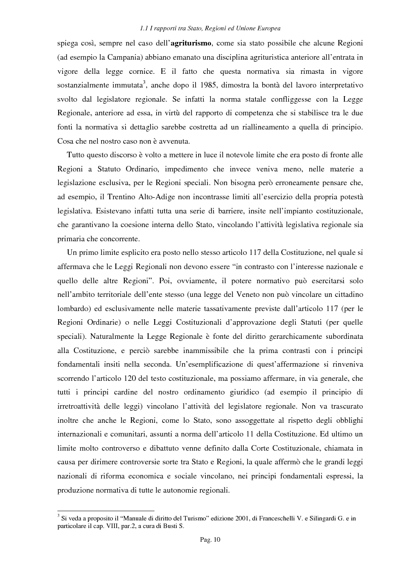Anteprima della tesi: Ipotesi per uno sviluppo sostenibile: l'agriturismo, Pagina 7