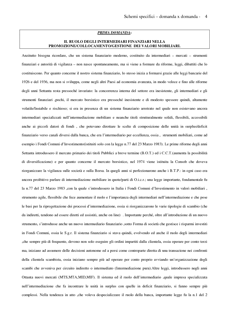 Anteprima della tesi: Internet e promotori finanziari nella gestione dei patrimoni mobiliari on line, Pagina 4