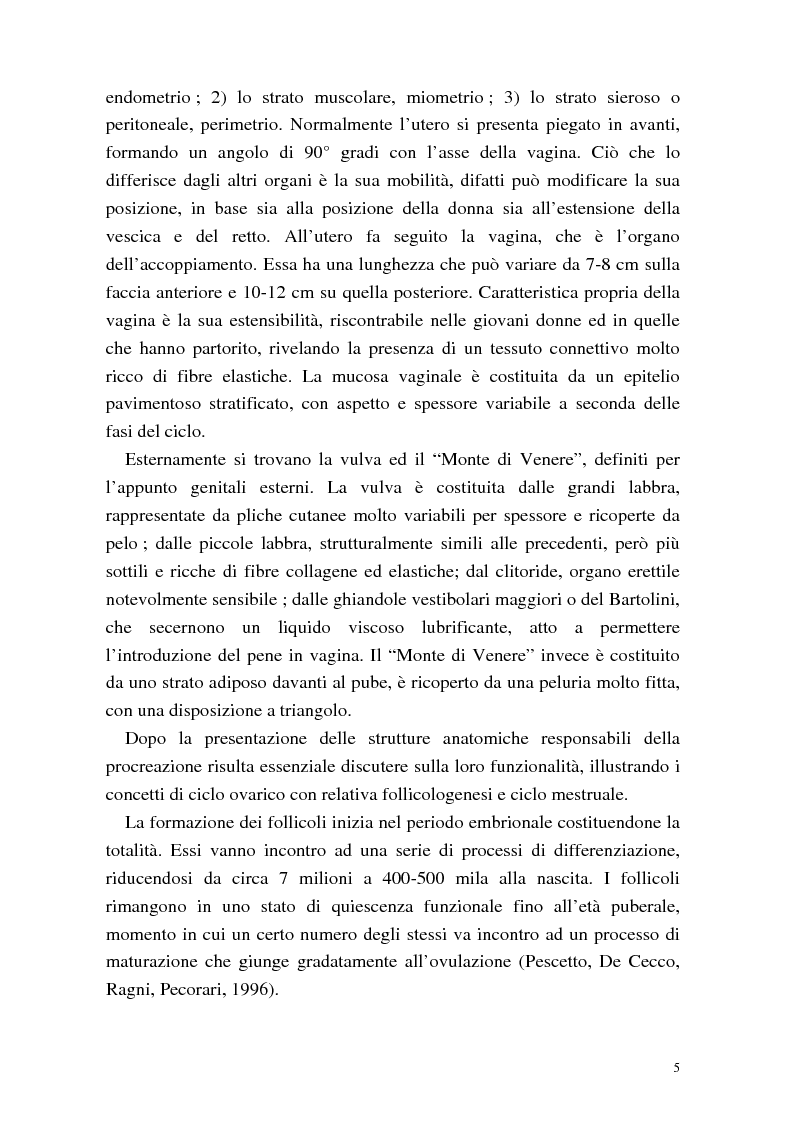 Anteprima della tesi: La procreazione medicalmente assistita: aspetti psicologici e sessuali, Pagina 5