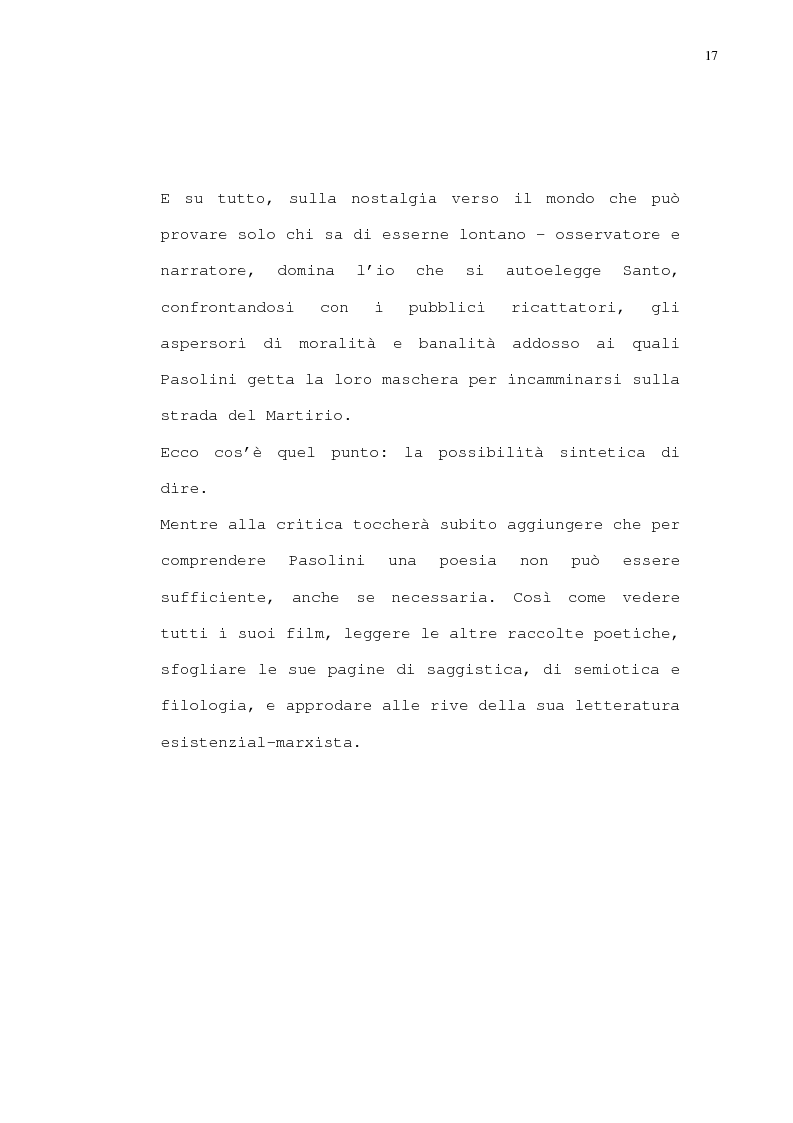 Anteprima della tesi: Pasolini - Il cinema della poesia, Pagina 14