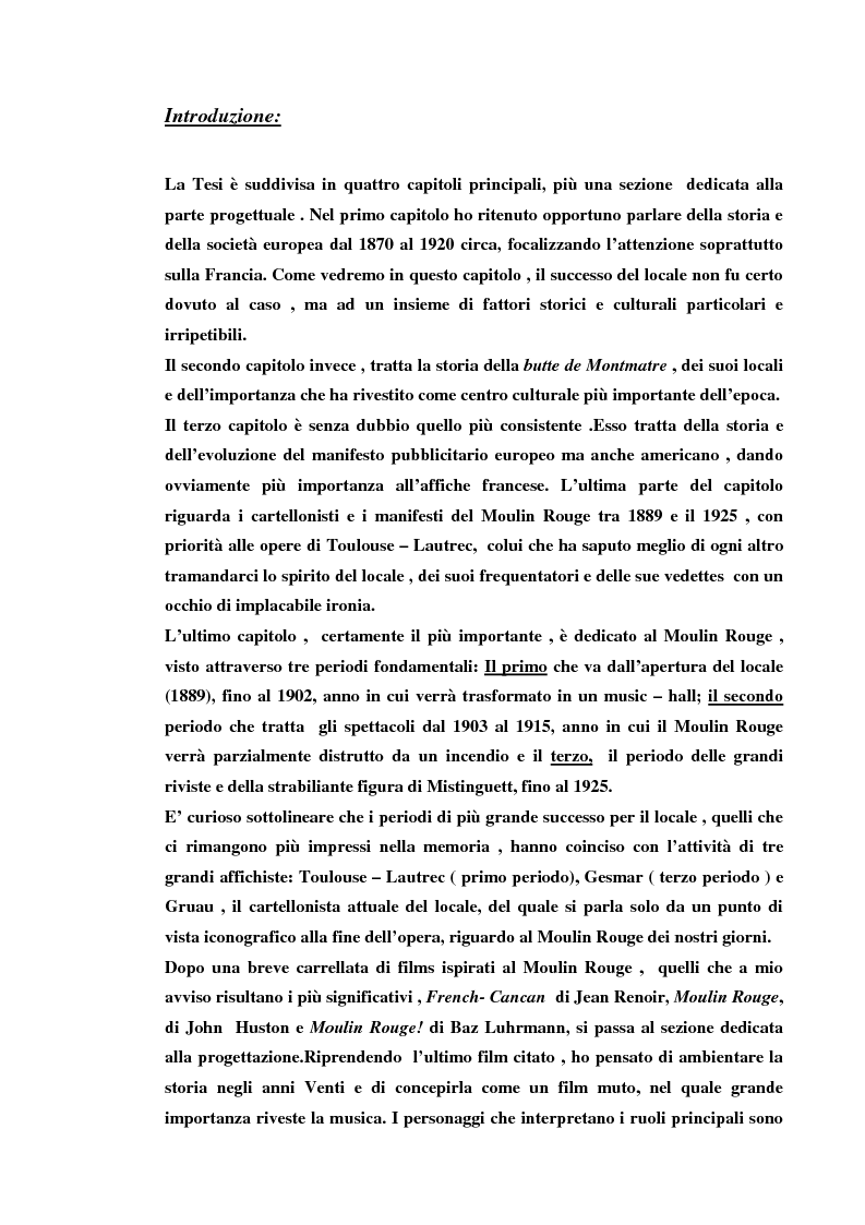 Anteprima della tesi: Dalla Goulue a Mistinguett, viaggio intorno al Moulin Rouge, Pagina 3