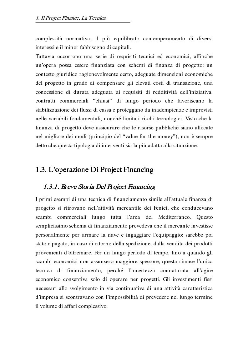 Anteprima della tesi: L'uso delle opzioni reali nella risk allocation della finanza di progetto: il caso degli investimenti su infrastrutture autostradali, Pagina 12