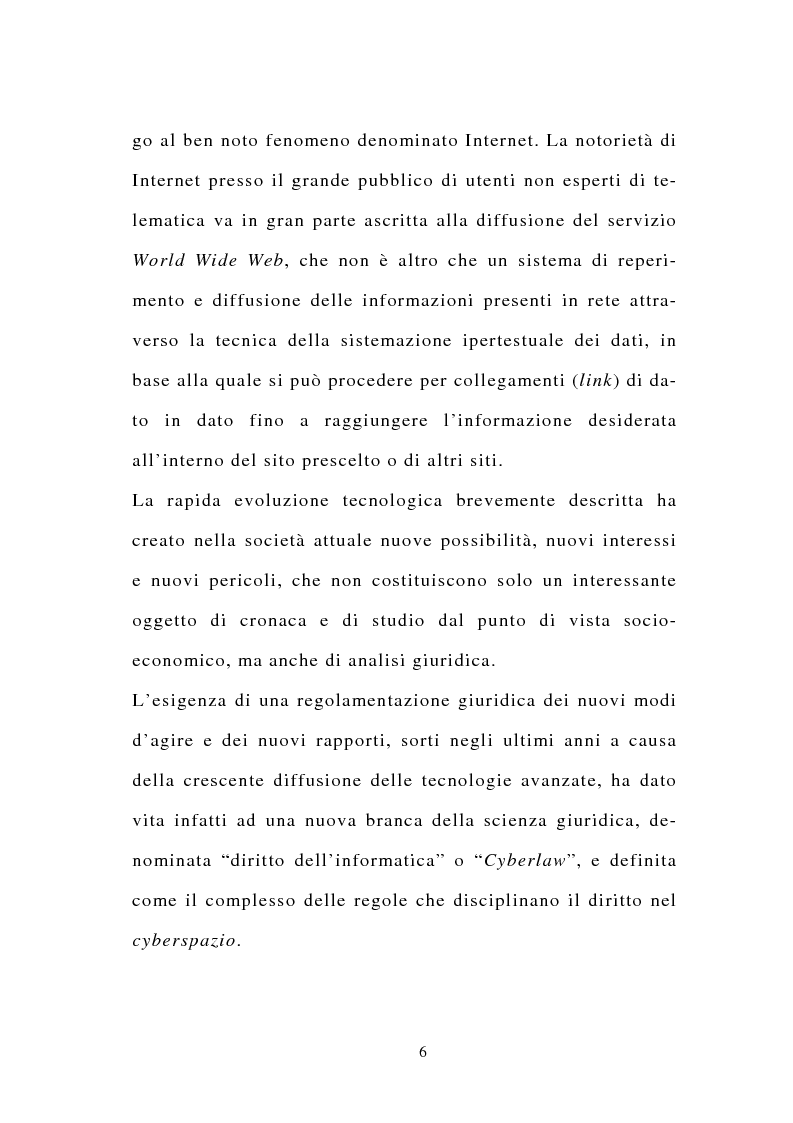 Anteprima della tesi: La stipulazione dei contratti on-line, Pagina 4