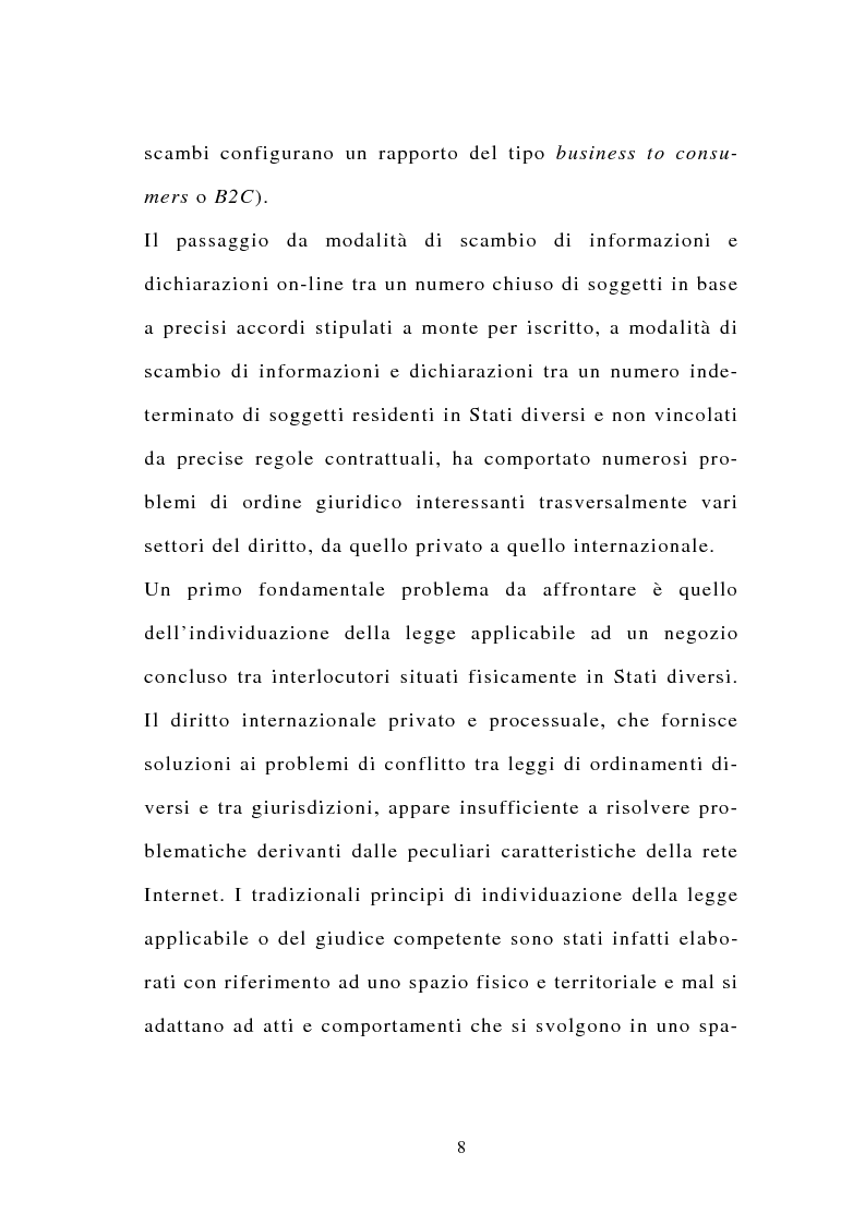Anteprima della tesi: La stipulazione dei contratti on-line, Pagina 6