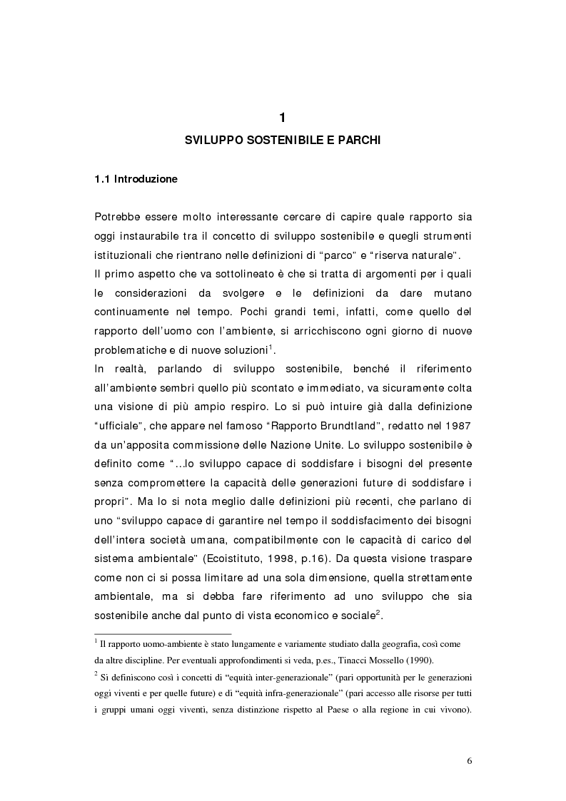 Anteprima della tesi: L'area protetta quale laboratorio di sostenibilità: il caso dell'istituendo Parco del Carso, Pagina 3